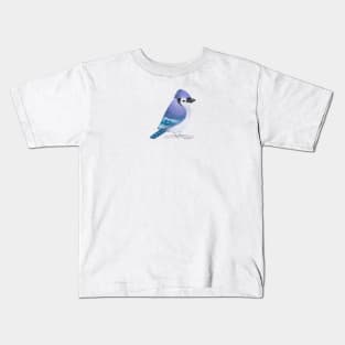 Blue Jay Bird Kids T-Shirt